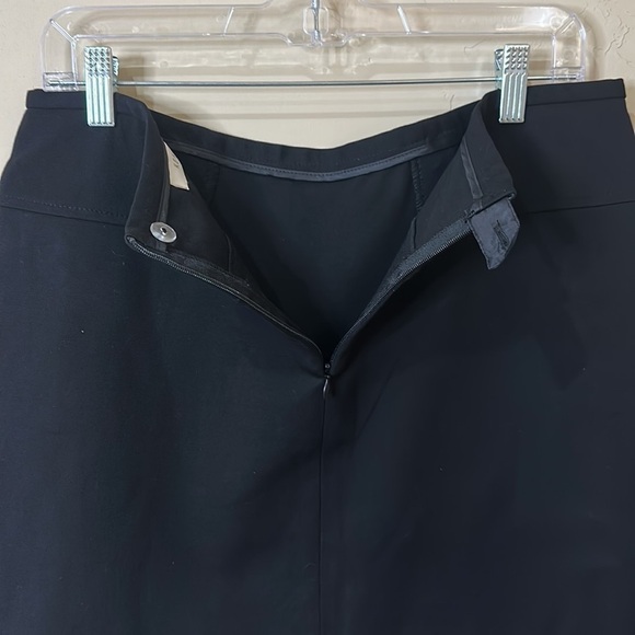 NEW Kenar Black Mini Skirt Front Zipper Detail Women’s Sz 8 - Picture 7 of 11